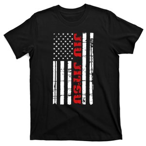 Jiu Jitsu Flag TShirt American Jiu Jitsu Shirt BJJ T-Shirt