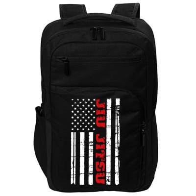 Jiu Jitsu Flag TShirt American Jiu Jitsu Shirt BJJ Impact Tech Backpack