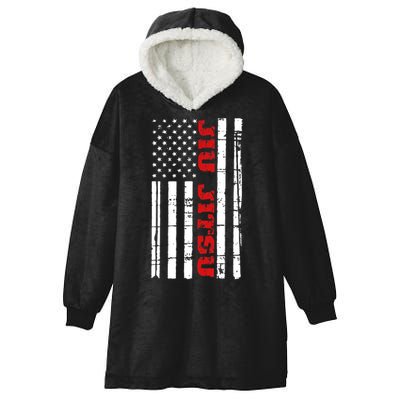 Jiu Jitsu Flag TShirt American Jiu Jitsu Shirt BJJ Hooded Wearable Blanket
