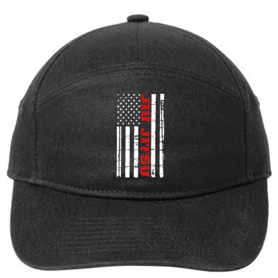 Jiu Jitsu Flag TShirt American Jiu Jitsu Shirt BJJ 7-Panel Snapback Hat