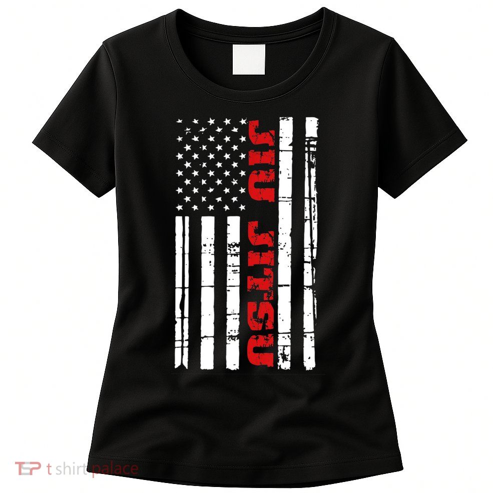 Jiu Jitsu Flag TShirt American Jiu Jitsu Shirt BJJ Womens T-Shirt