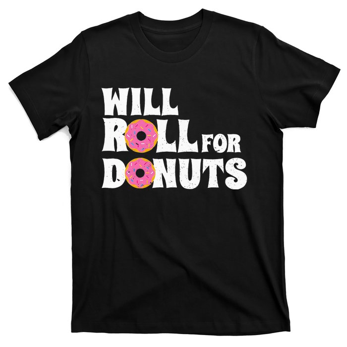 Jiu Jitsu Funny Will Roll For Donuts BJJ T-Shirt