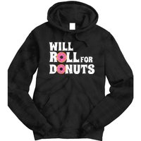 Jiu Jitsu Funny Will Roll For Donuts BJJ Tie Dye Hoodie