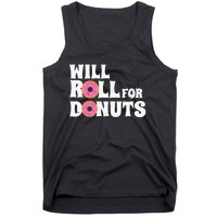 Jiu Jitsu Funny Will Roll For Donuts BJJ Tank Top