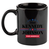 Jfk John F Kennedy Johnson Campaign Funny Gift 11oz C Handle Ceramic Mug