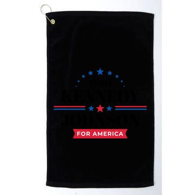 Jfk John F Kennedy Johnson Campaign Funny Gift Golf Towel