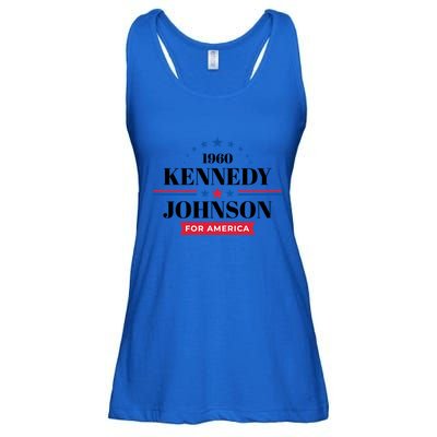 Jfk John F Kennedy Johnson Campaign Funny Gift Ladies Essential Flowy Tank