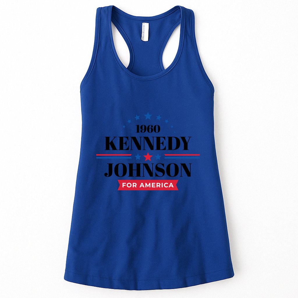 Jfk John F Kennedy Johnson Campaign Funny Gift Womens Tank Top