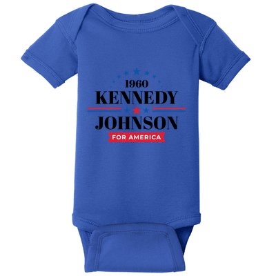 Jfk John F Kennedy Johnson Campaign Funny Gift Baby Bodysuit