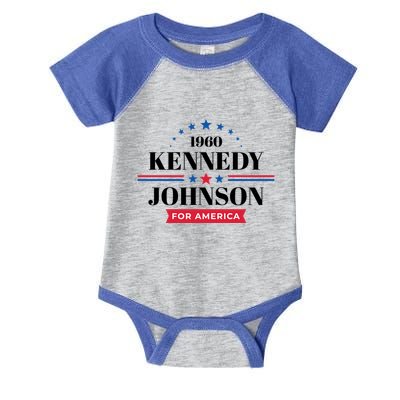 Jfk John F Kennedy Johnson Campaign Funny Gift Infant Baby Jersey Bodysuit