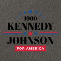 Jfk John F Kennedy Johnson Campaign Funny Gift Cotton Canvas Backpack