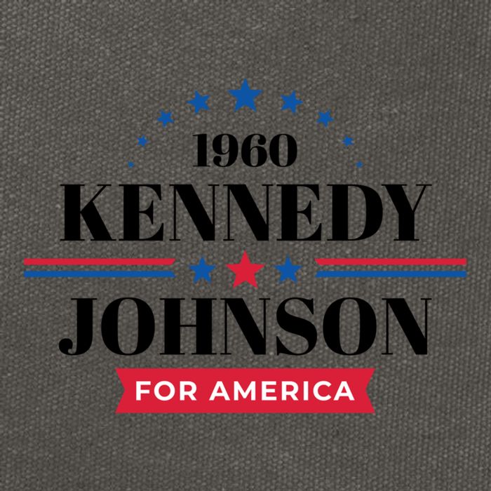 Jfk John F Kennedy Johnson Campaign Funny Gift Cotton Canvas Backpack