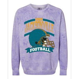 Jacksonville Jaguar Football Team Supporter Colorblast Crewneck Sweatshirt