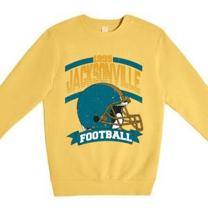 Jacksonville Jaguar Football Team Supporter Premium Crewneck Sweatshirt