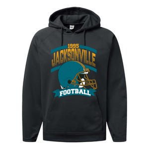 Jacksonville Jaguar Football Team Supporter Performance Fleece Hoodie