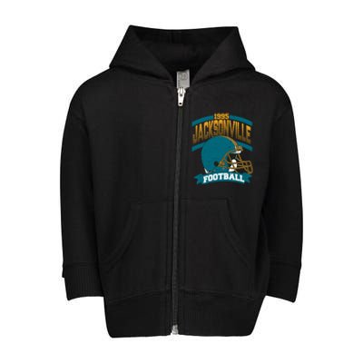 Jacksonville Jaguar Football Team Supporter Toddler Zip Fleece Hoodie