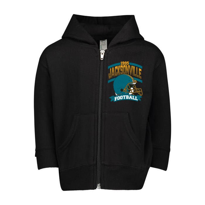 Jacksonville Jaguar Football Team Supporter Toddler Zip Fleece Hoodie