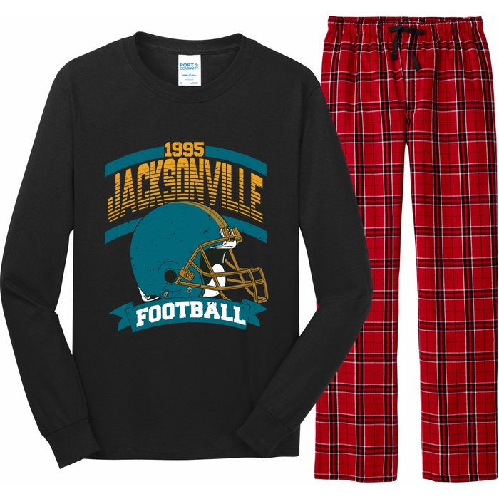 Jacksonville Jaguar Football Team Supporter Long Sleeve Pajama Set