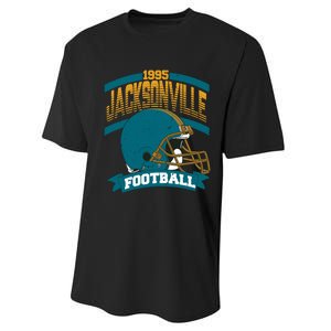 Jacksonville Jaguar Football Team Supporter Performance Sprint T-Shirt