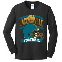 Jacksonville Jaguar Football Team Supporter Kids Long Sleeve Shirt