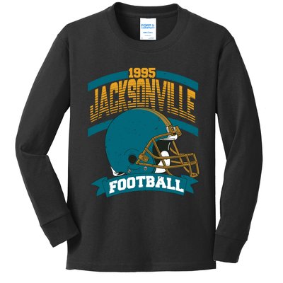 Jacksonville Jaguar Football Team Supporter Kids Long Sleeve Shirt