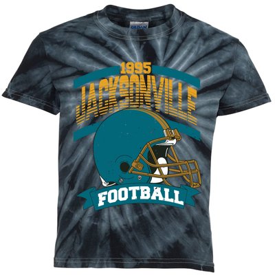 Jacksonville Jaguar Football Team Supporter Kids Tie-Dye T-Shirt