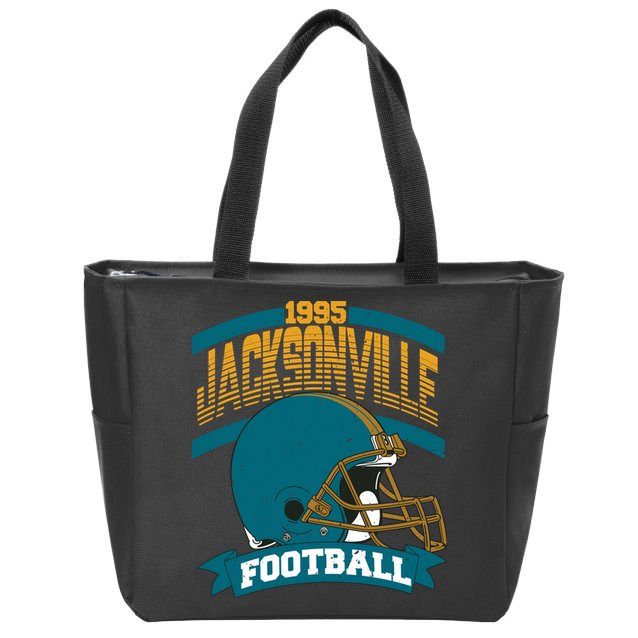 Jacksonville Jaguar Football Team Supporter Zip Tote Bag