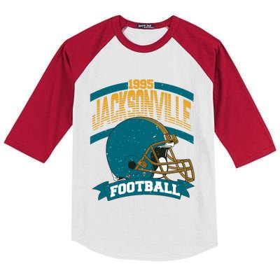 Jacksonville Jaguar Football Team Supporter Kids Colorblock Raglan Jersey