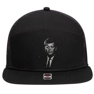 Jfk John F Kennedy Presidential Souvenir President 7 Panel Mesh Trucker Snapback Hat