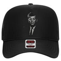 Jfk John F Kennedy Presidential Souvenir President High Crown Mesh Back Trucker Hat