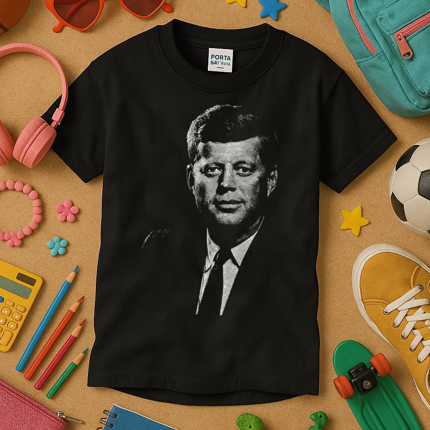 Jfk John F Kennedy Presidential Souvenir President Kids T-Shirt