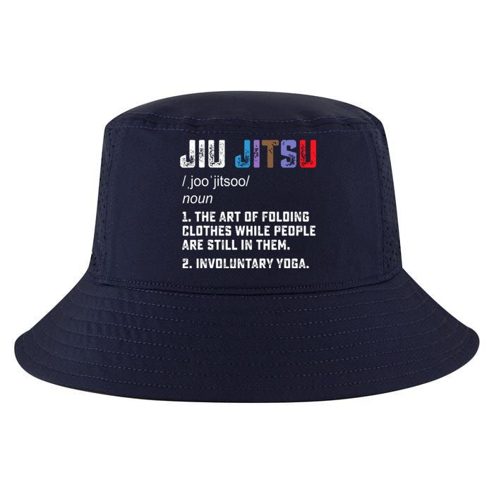 Jiu Jitsu Funny Definition BJJ Or MMA Grappler Cool Comfort Performance Bucket Hat