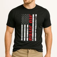 Jiu Jitsu Flag American Jiu Jitsu Bjj Cooling Performance Crew T-Shirt