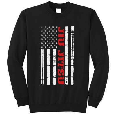 Jiu Jitsu Flag American Jiu Jitsu Bjj Sweatshirt