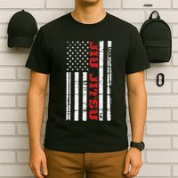 Jiu Jitsu Flag American Jiu Jitsu Bjj T-Shirt