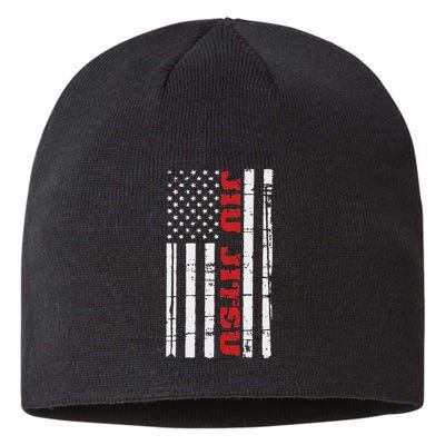 Jiu Jitsu Flag American Jiu Jitsu Bjj Sustainable Beanie