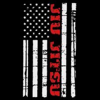 Jiu Jitsu Flag American Jiu Jitsu Bjj 16 in Basic Backpack