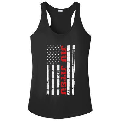 Jiu Jitsu Flag American Jiu Jitsu Bjj Ladies PosiCharge Competitor Racerback Tank