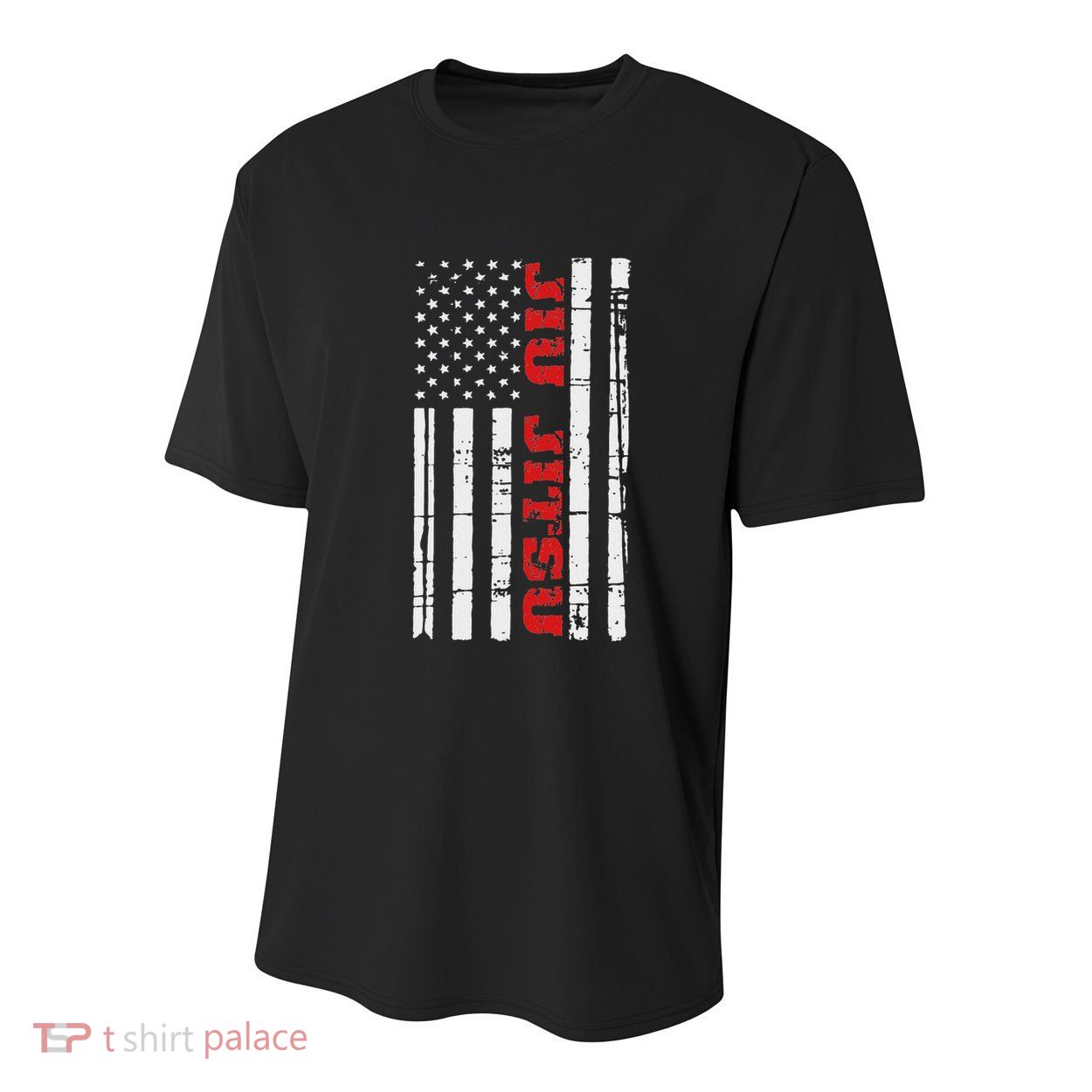 Jiu Jitsu Flag American Jiu Jitsu Bjj Youth Performance Sprint T-Shirt