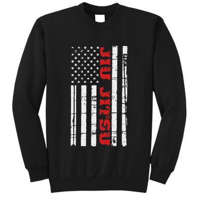 Jiu Jitsu Flag American Jiu Jitsu Bjj Tall Sweatshirt
