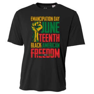 Juneteenth Juneteenth For Freedom Cooling Performance Crew T-Shirt