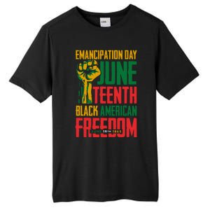 Juneteenth Juneteenth For Freedom Tall Fusion ChromaSoft Performance T-Shirt