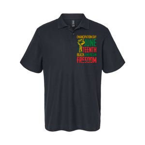 Juneteenth Juneteenth For Freedom Softstyle Adult Sport Polo