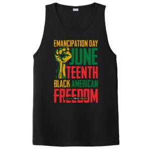 Juneteenth Juneteenth For Freedom PosiCharge Competitor Tank