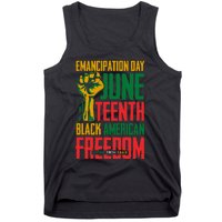 Juneteenth Juneteenth For Freedom Tank Top