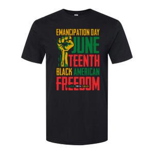 Juneteenth Juneteenth For Freedom Softstyle CVC T-Shirt