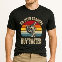 Jiu Jitsu Grandpa Like A Normal But Cooler Funny Dad Gifts Retro Plus Size Performance Shirt