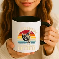 Jiu Jitsu Grandpa Like A Normal But Cooler Funny Dad Gifts Retro Plus Size Mug