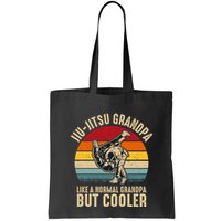 Jiu Jitsu Grandpa Like A Normal But Cooler Funny Dad Gifts Retro Plus Size Bag