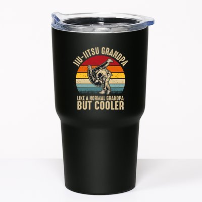Jiu Jitsu Grandpa Like A Normal But Cooler Funny Dad Gifts Retro Plus Size Tumbler